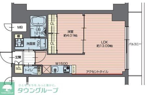 プレジオ西新井の物件間取画像